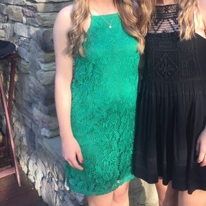 Green Lace Dress